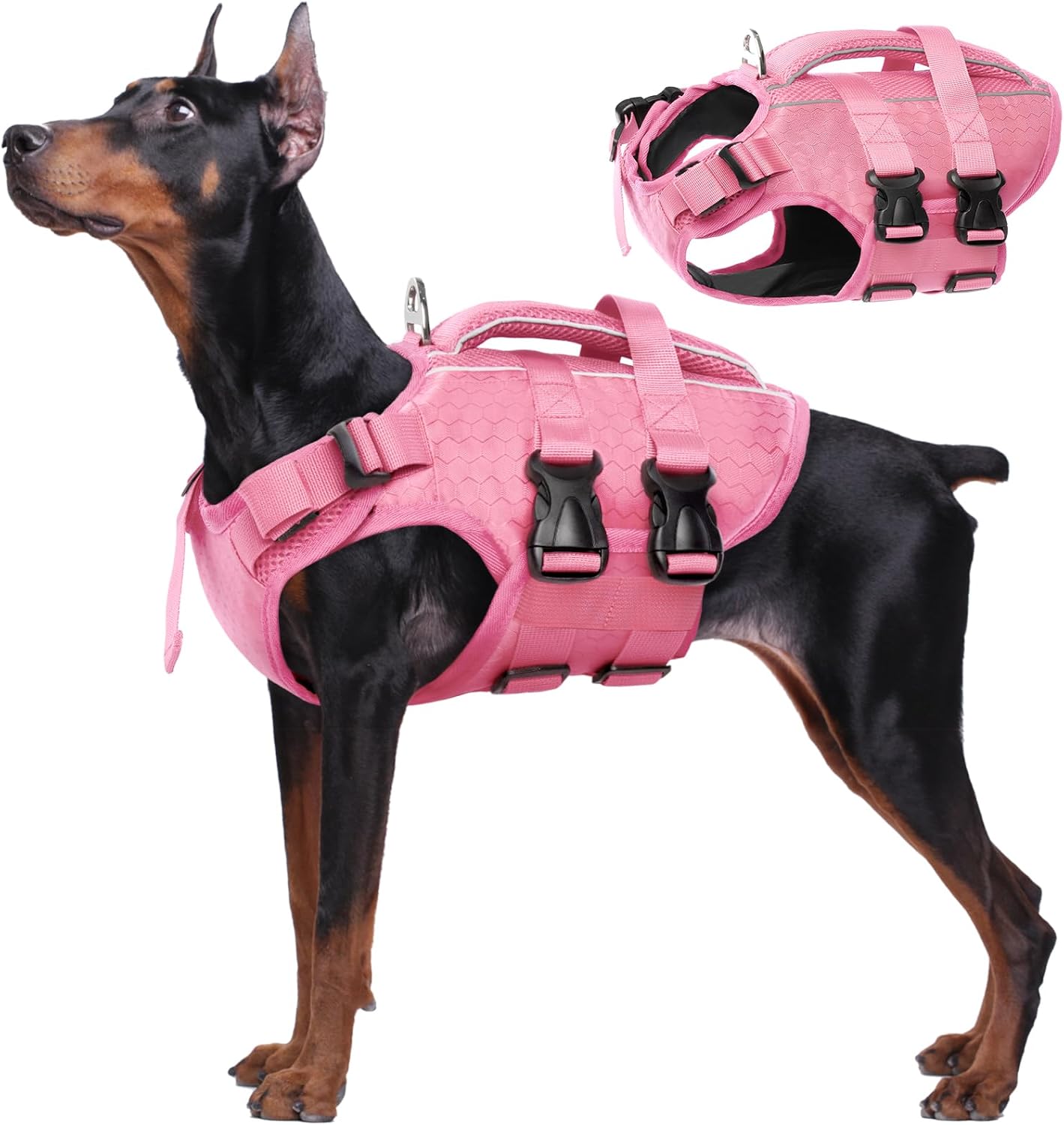 Kuoser Dog Life Jacket High Flotation for Safe Water Fun