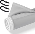 Insulated Portable AC Hose Cover - Flexible & Thick - 5-5.9 Diameter - Gray