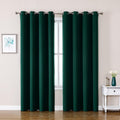 Grommet Blackout Curtains 2 Panels 52W x 72L - Thermal Room Darkening
