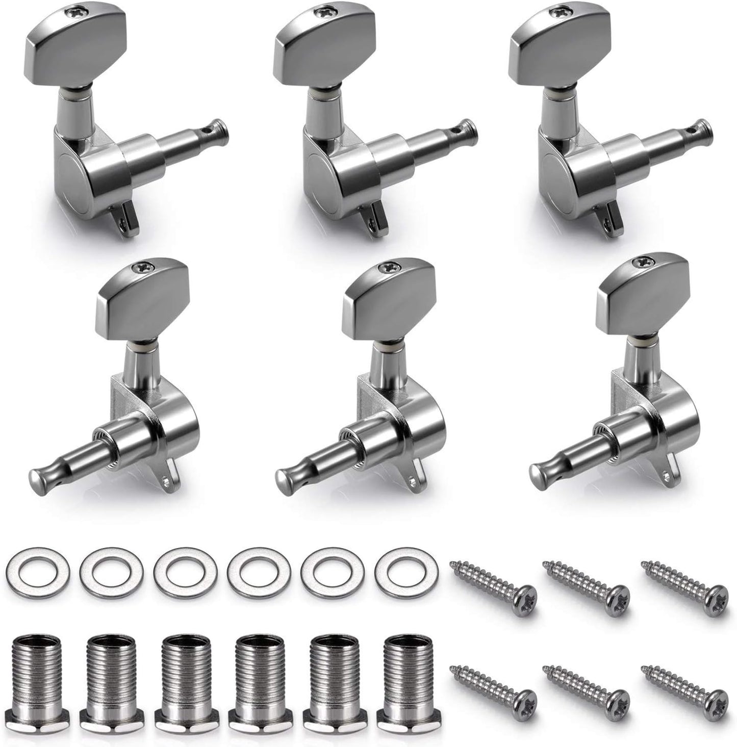 TIMESETL Guitar Tuning Pegs Set - Precision Tuning for Electric & Acoustic Guitars