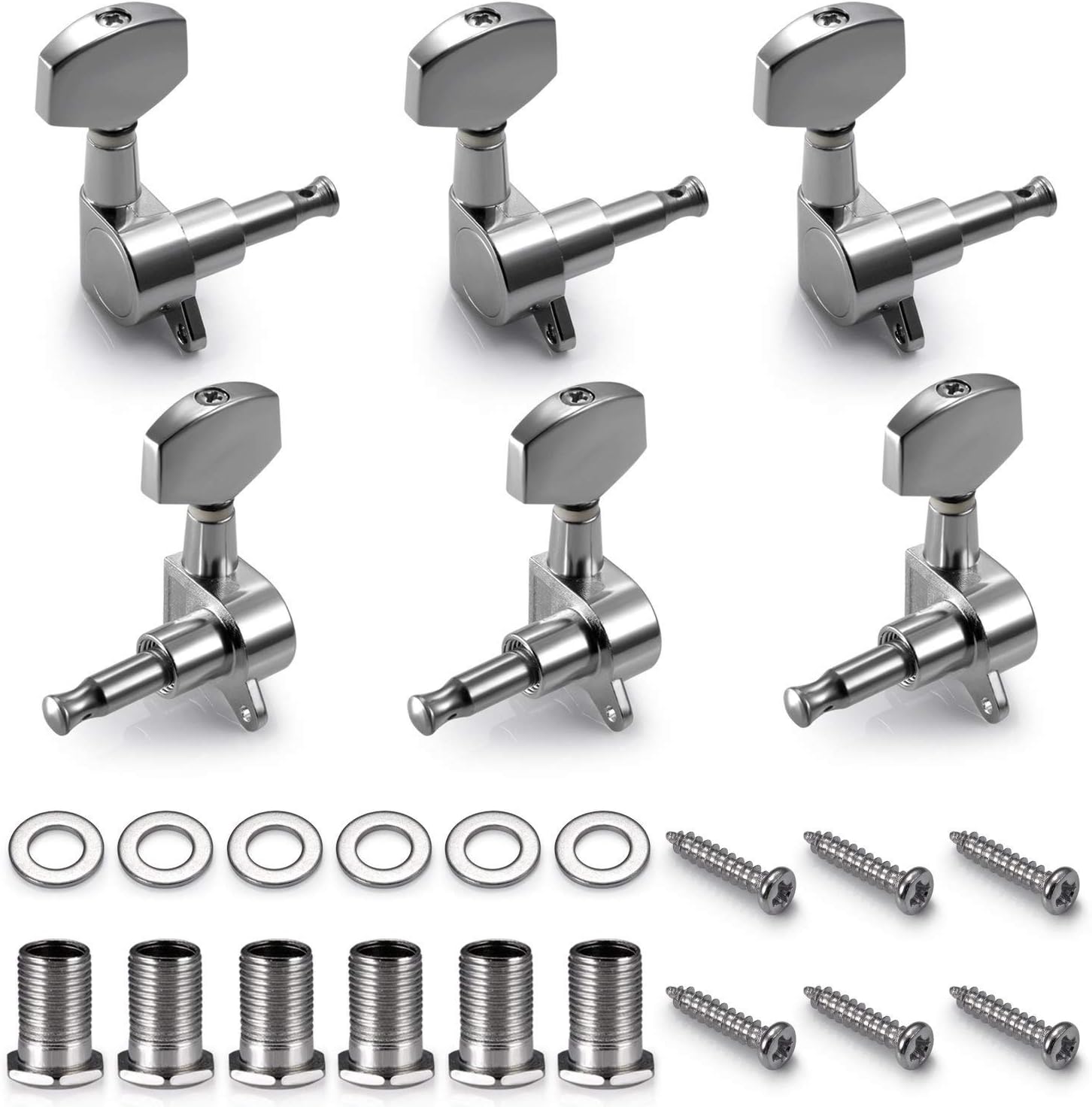TIMESETL Guitar Tuning Pegs Set - Precision Tuning for Electric & Acoustic Guitars