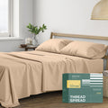 100% Organic Cotton Sheets Queen Size - Cool Percale 4 PC Set