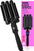 Three Barrel Hair Waver 1.1 in - Beach Waves, Adjustable Heat