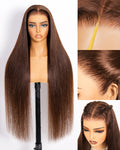 Arabella 13x6 Chocolate Brown Lace Front Wig 20in - Natural HD Hair