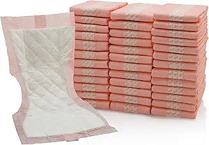 Extra Large Super-Absorbent Contoured Hospital Style Pad Liners