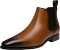 Jousen Chelsea Boots for Men Polished Leather Dress Boots