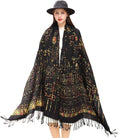 DANA XU 100% Merino Wool Pashmina Shawl for Women, Luxurious Wrap