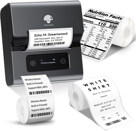 Phomemo M221 Label Maker - No Ink Printing Ease
