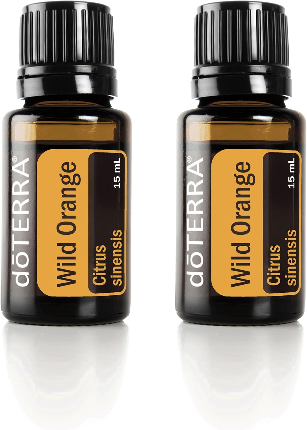 doTERRA Wild Orange Essential Oil 15 ml - Pack of 2 for Skin