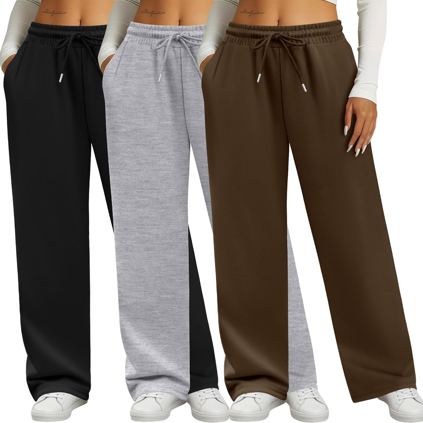Neer Women's Sweatpants with Pockets for Cozy Casual Wear