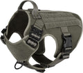 ICEFANG Tactical Dog Harness X-Large - Durable MOLLE Vest for Working