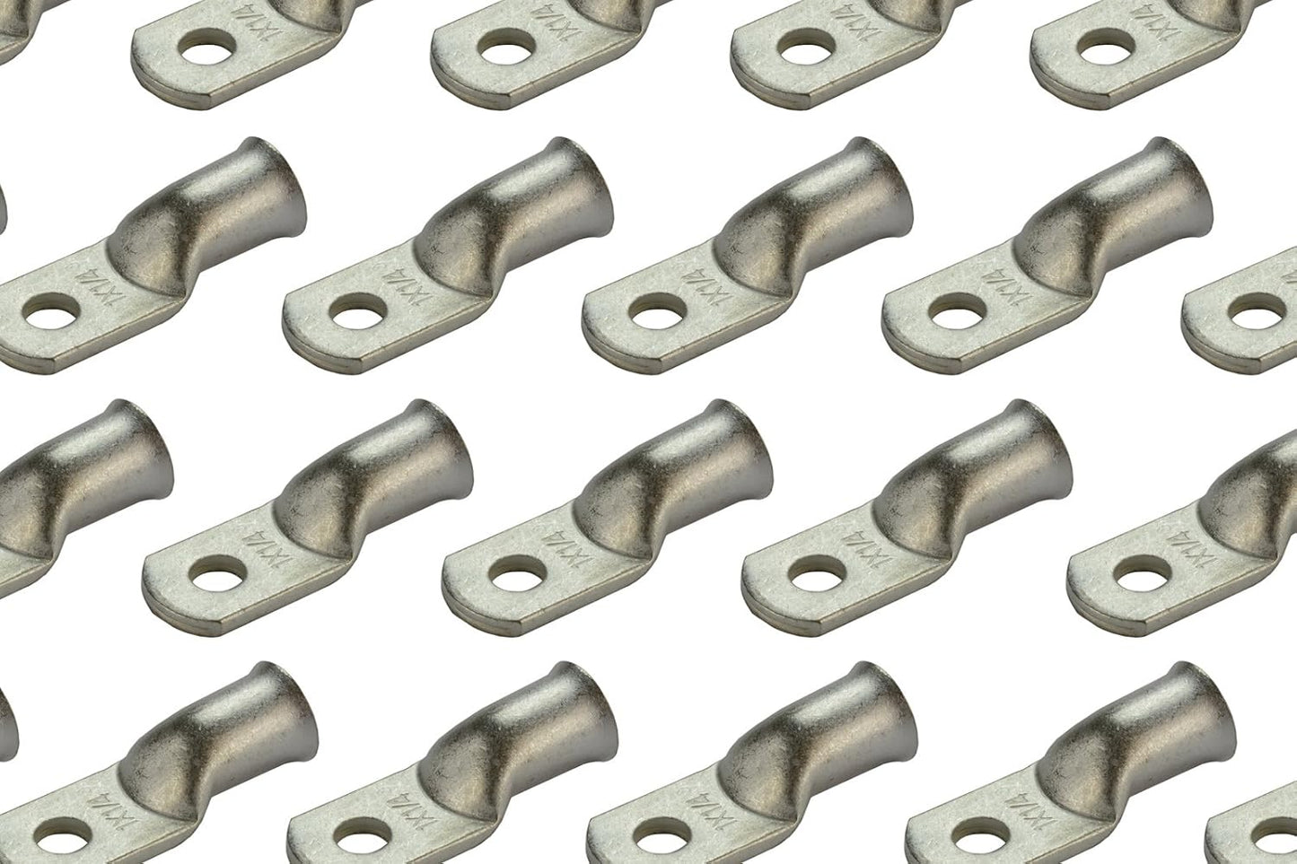 Tinned Copper Welding Battery Cable Ends for Marine Use - 100 Pack