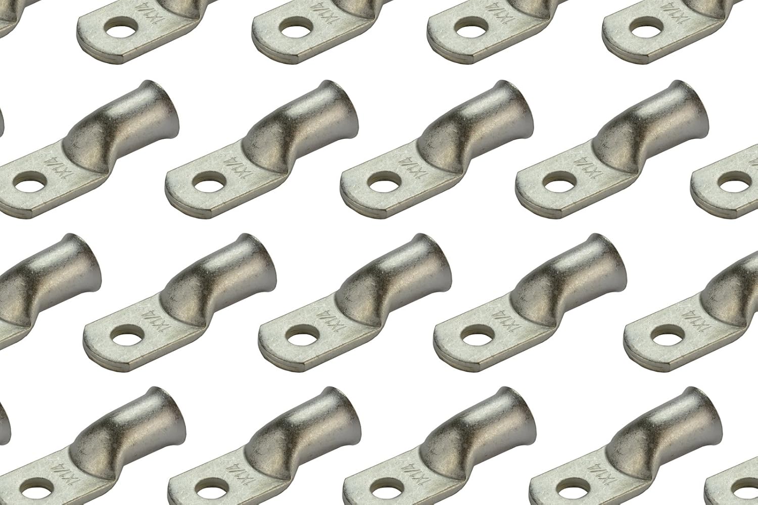 Tinned Copper Welding Battery Cable Ends for Marine Use - 100 Pack