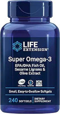 Omega-3 Fish Oil Softgels - Heart & Brain Support Life