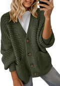 Dokotoo Women's Chunky Knit Open Front Cardigan for Everyday Comfort