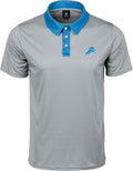 FOCO Men's NFL Team Logo Polo Short Sleeve Polyester Shirt - Official