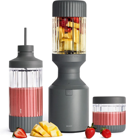 BEAST Mega 1200 Blender | XL Capacity, Blends Ice & Fruit | Smoothies, Shakes, Sauces