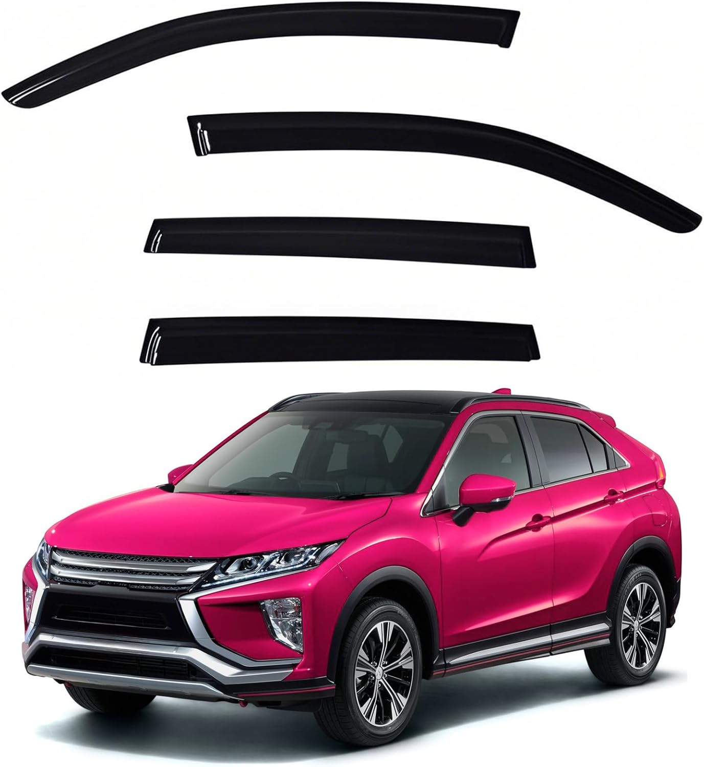Window Visors Rain Guards for Mitsubishi Eclipse Cross 2018-2025