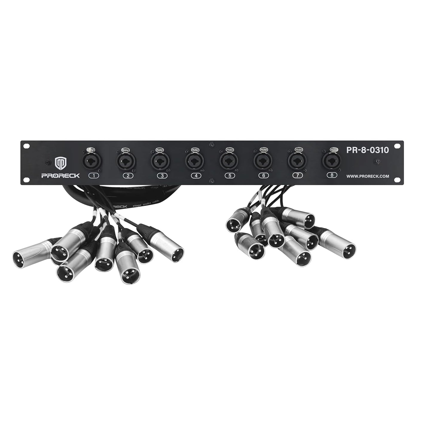 PRORECK Rack Mount TRS XLR Combo Splitter Snake Cable Review