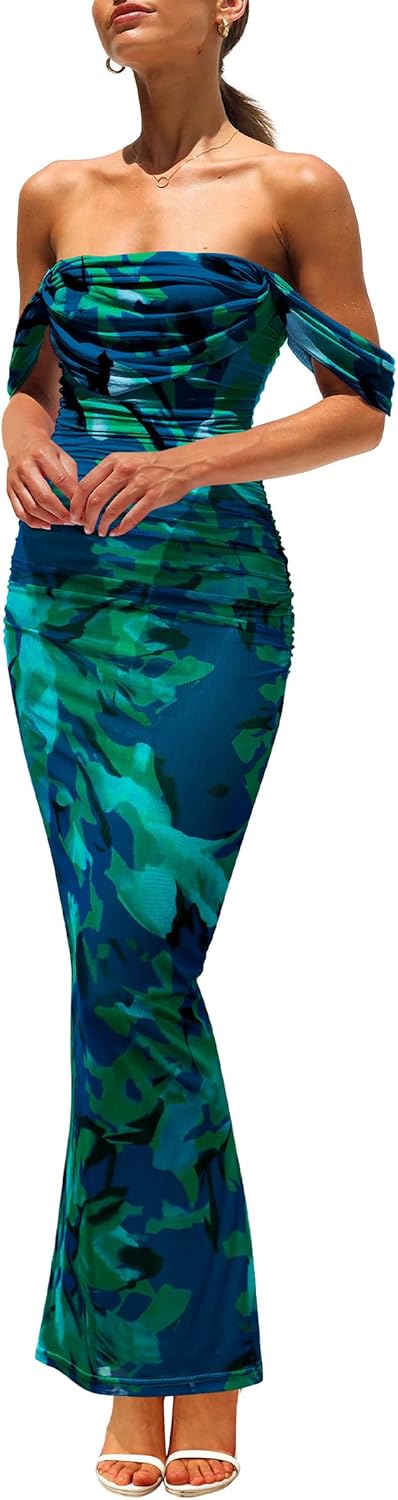 PRETTYGARDEN Women's Floral Maxi Dress for Summer Elegance