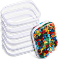 Sanwuta Clear Hard Zipper Case Pencil Pouches for Organizing