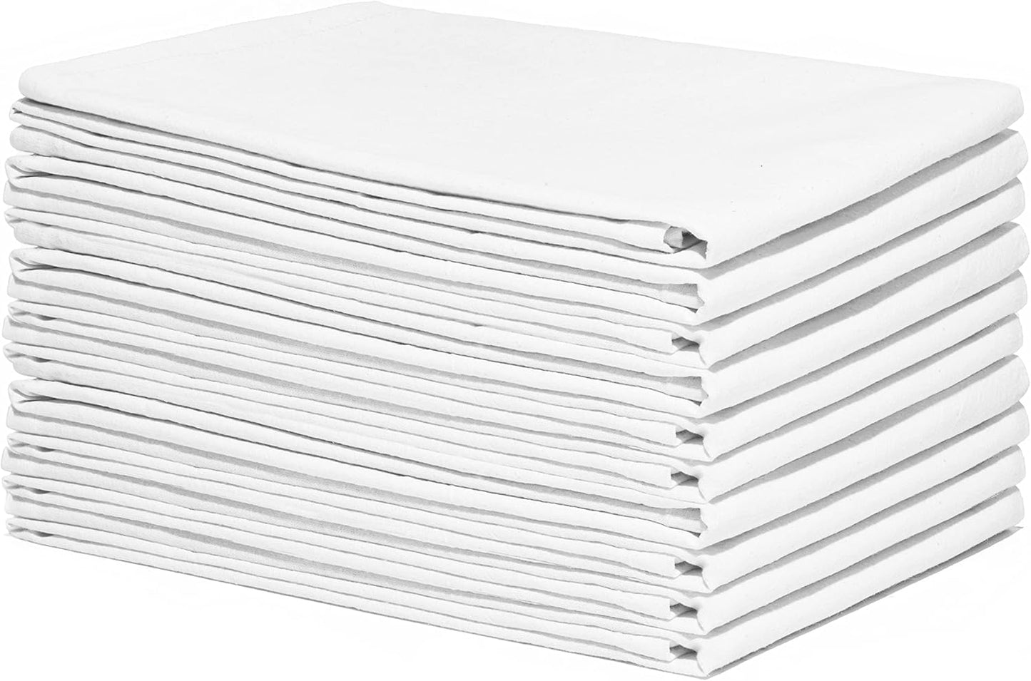 Bulk Tea Towels - 50 Pack 100% Cotton Kitchen Essentials