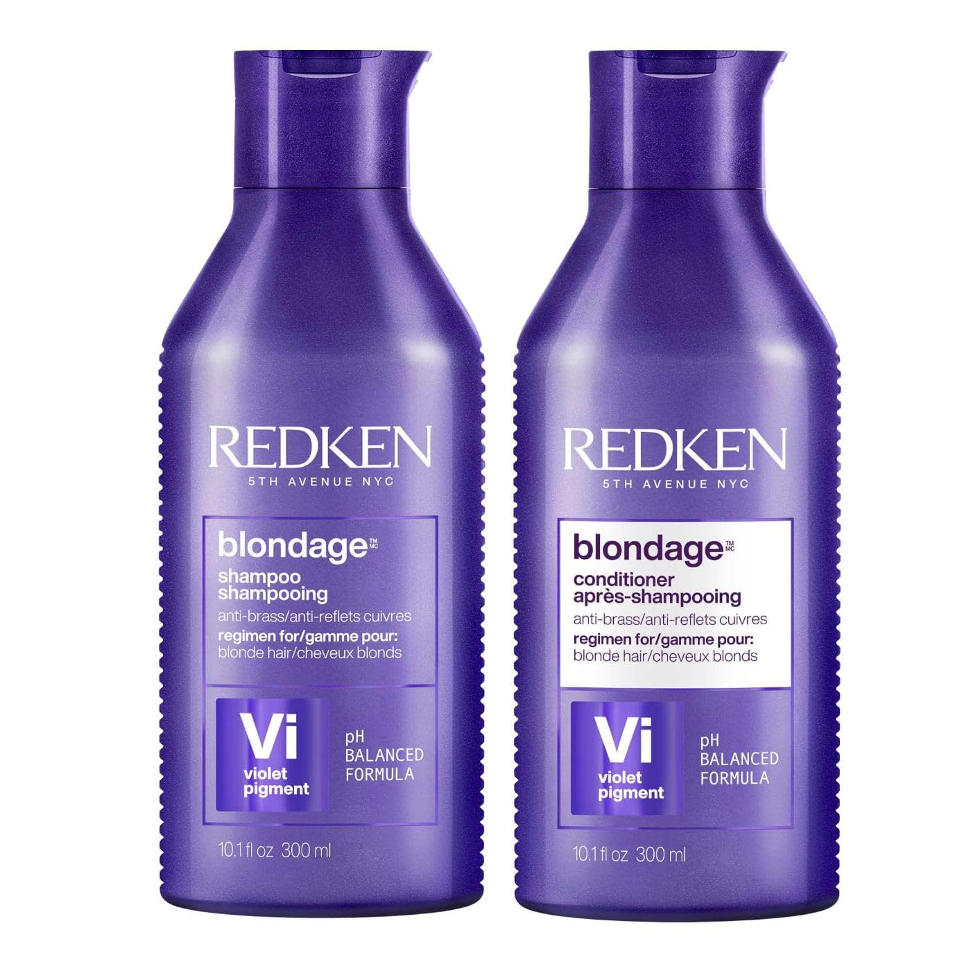 Redken Blondage Purple Shampoo & Conditioner - Vibrant Blonde Tones!
