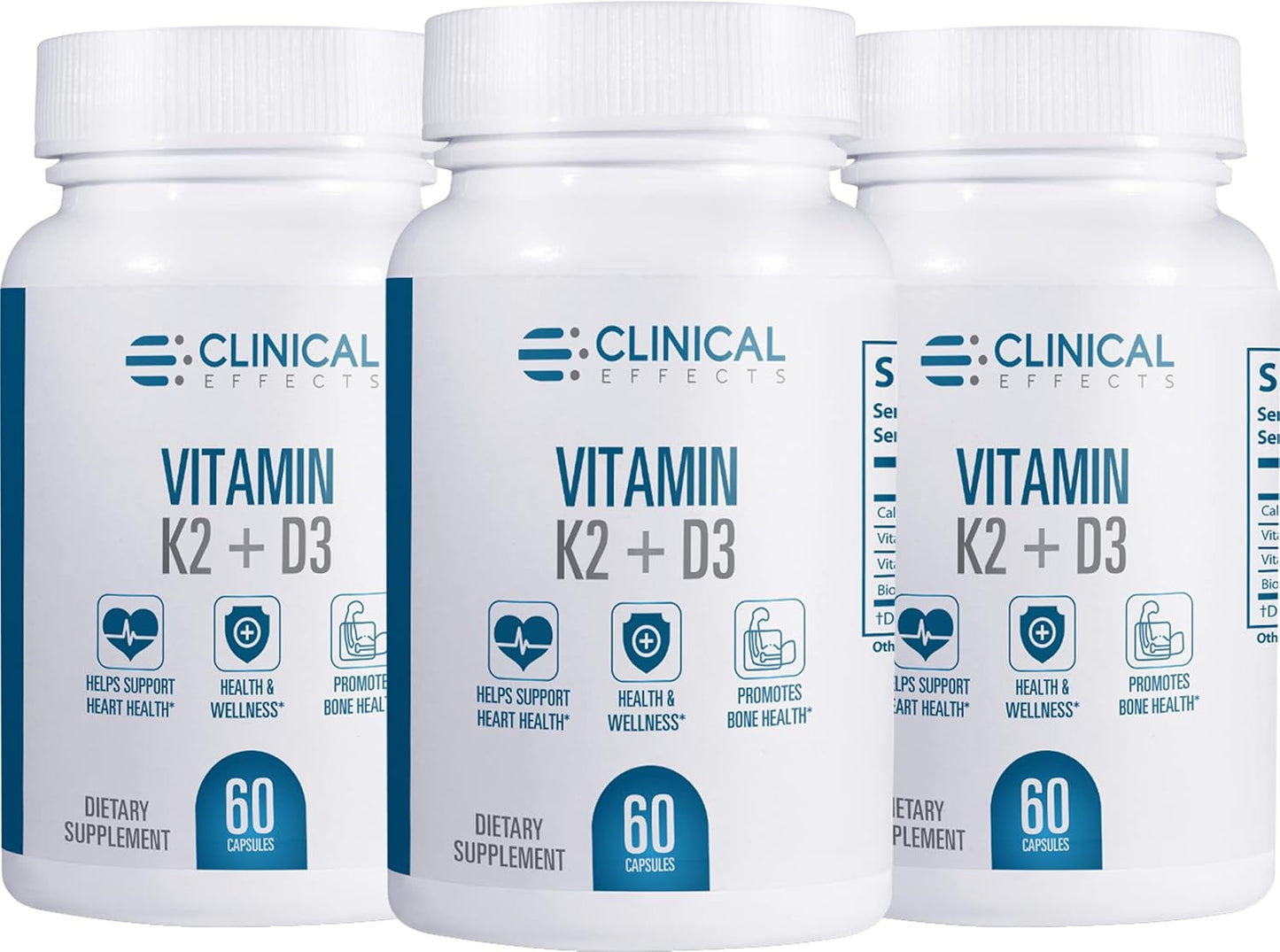 Vitamin K2 + D3 Supplement for Bone and Heart Health Support