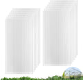 UMIG 12 PCS 4 ft x 2 ft Polycarbonate Greenhouse Panels - Clear