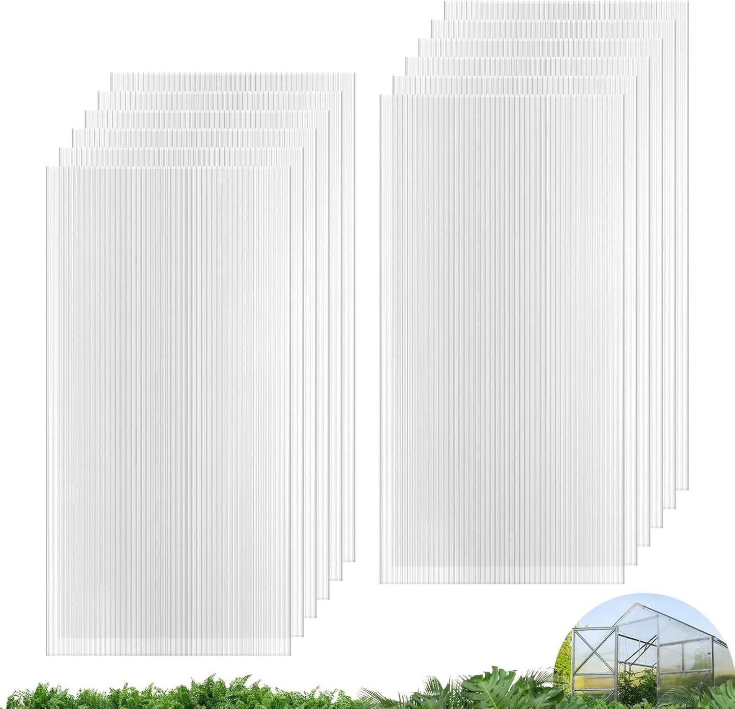 UMIG 12 PCS Polycarbonate Greenhouse Panels for Optimal Growth