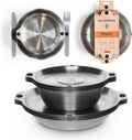 Magware Magnetic Bowls and Plates Set for Stylish Outdoor Dining