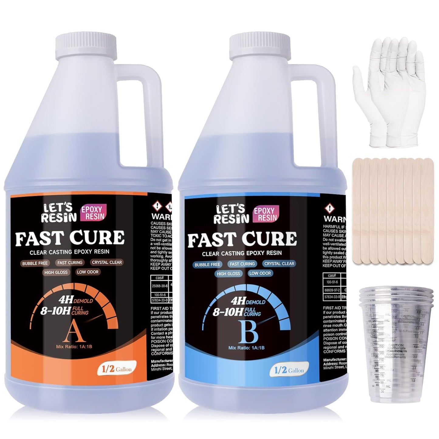 Fast Cure Epoxy Resin for Jewelry Crafting and Art Projects
