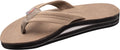 Men's Double Layer Leather Sandals with Arch Support - Comfort
