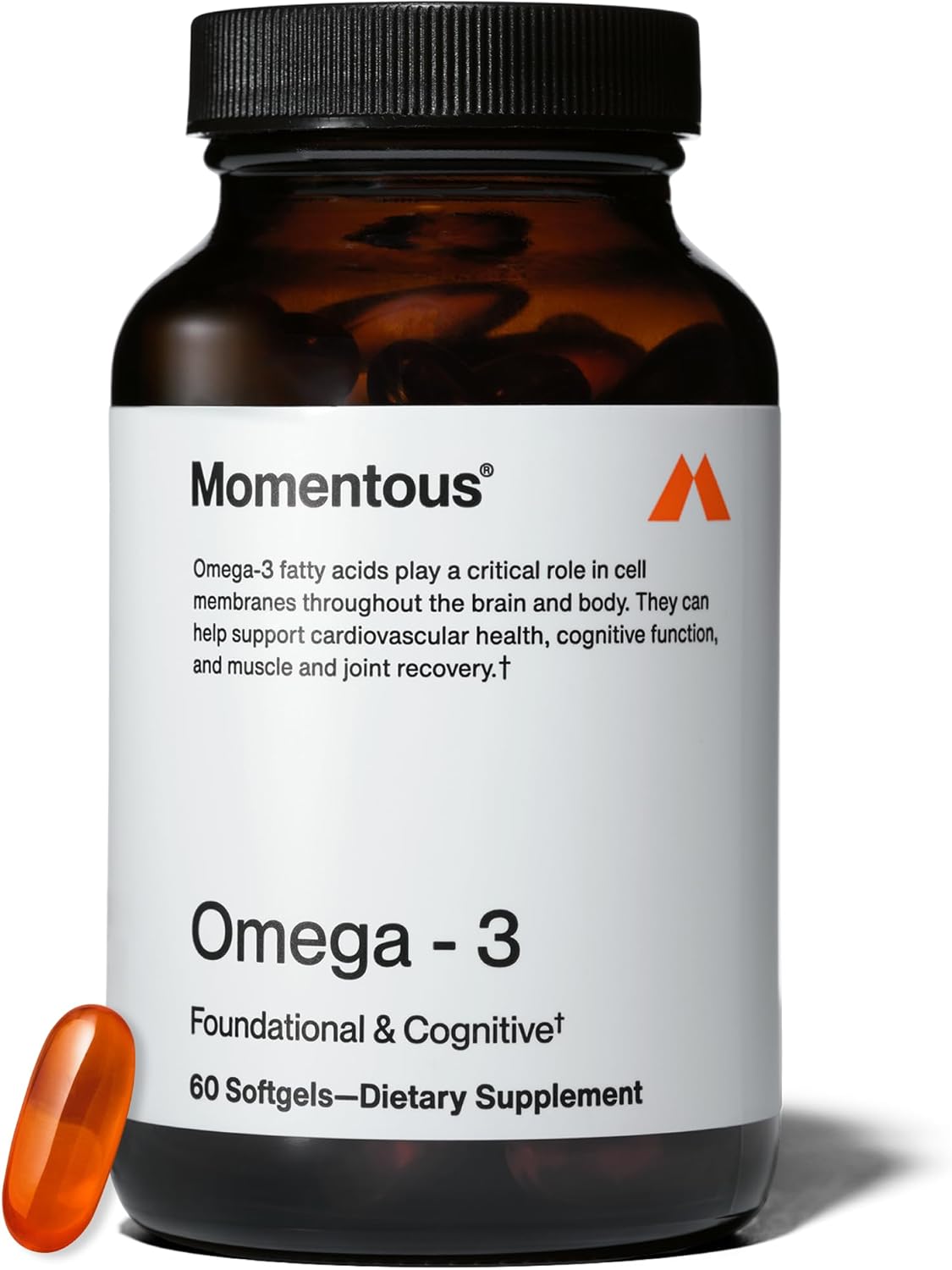 Momentous Omega-3 Fish Oil for Heart, Joint, and Brain Health