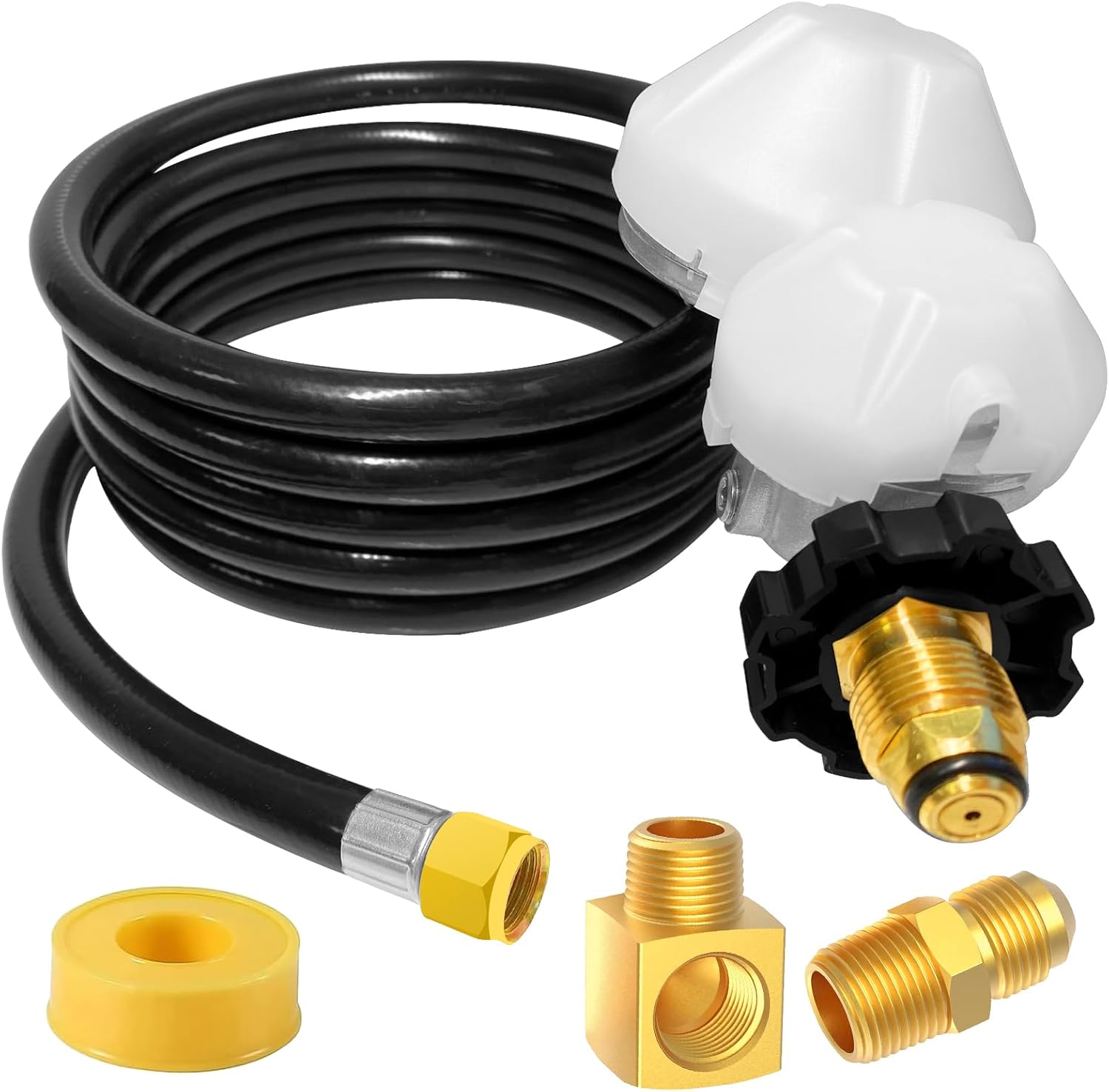 12FT Propane Hose with 2-Stage Regulator for Versatile Use