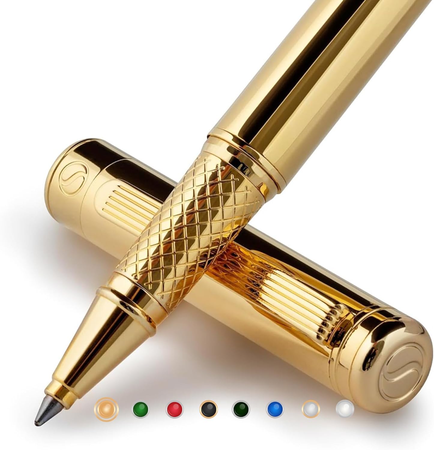 Scriveiner Gold Rollerball Pen - Luxury Writing Experience
