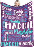Personalized Blankets with Name Raspberry 60in x 80in - Custom Plush