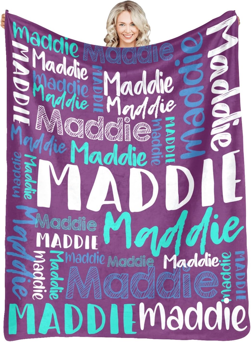 Personalized Blankets for Kids and Adults - Custom Name Throws