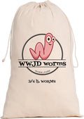 Red Wigglers Composting Worms - 3/4lb Red Worms for Composting