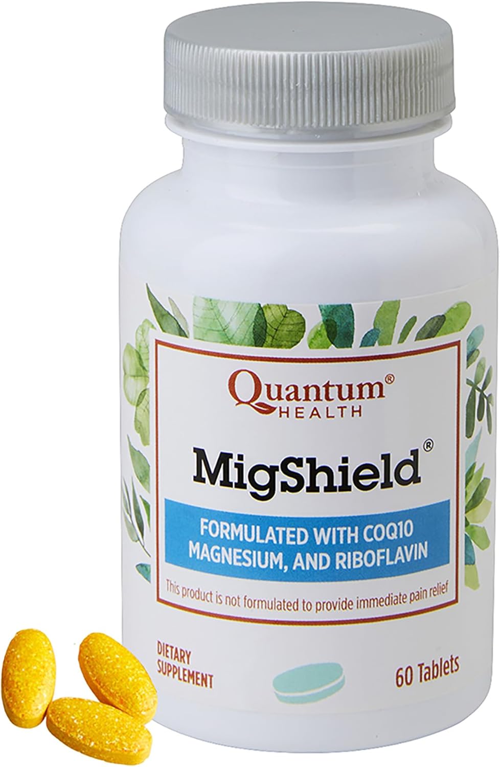 MigShield Magnesium Supplement with Riboflavin & CoQ10 for Wellness