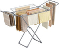 Clothes Drying Rack - Foldable Metal Airer with 70 ft Drying Space