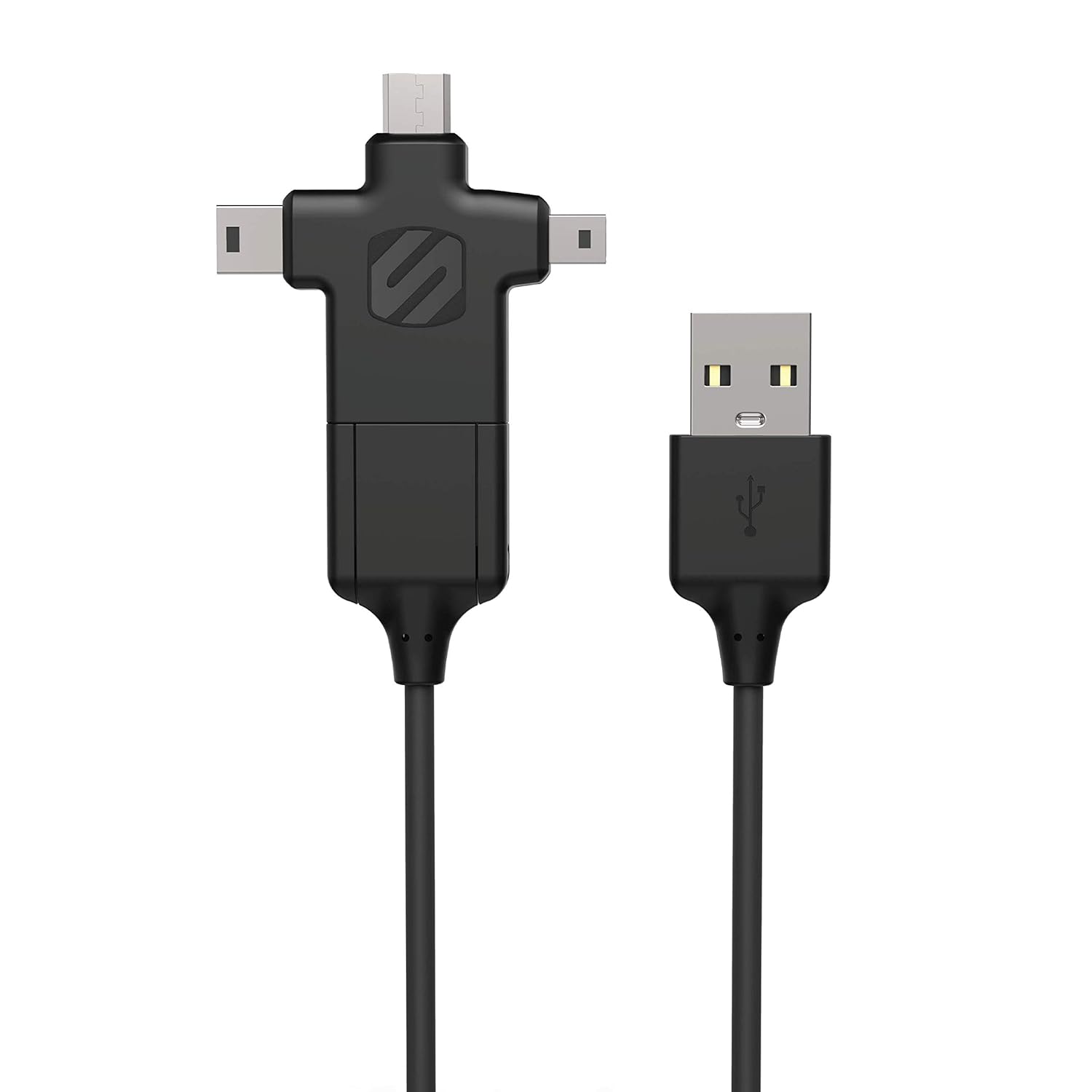Scosche SmartSync 4-in-1 Charge Cable Black