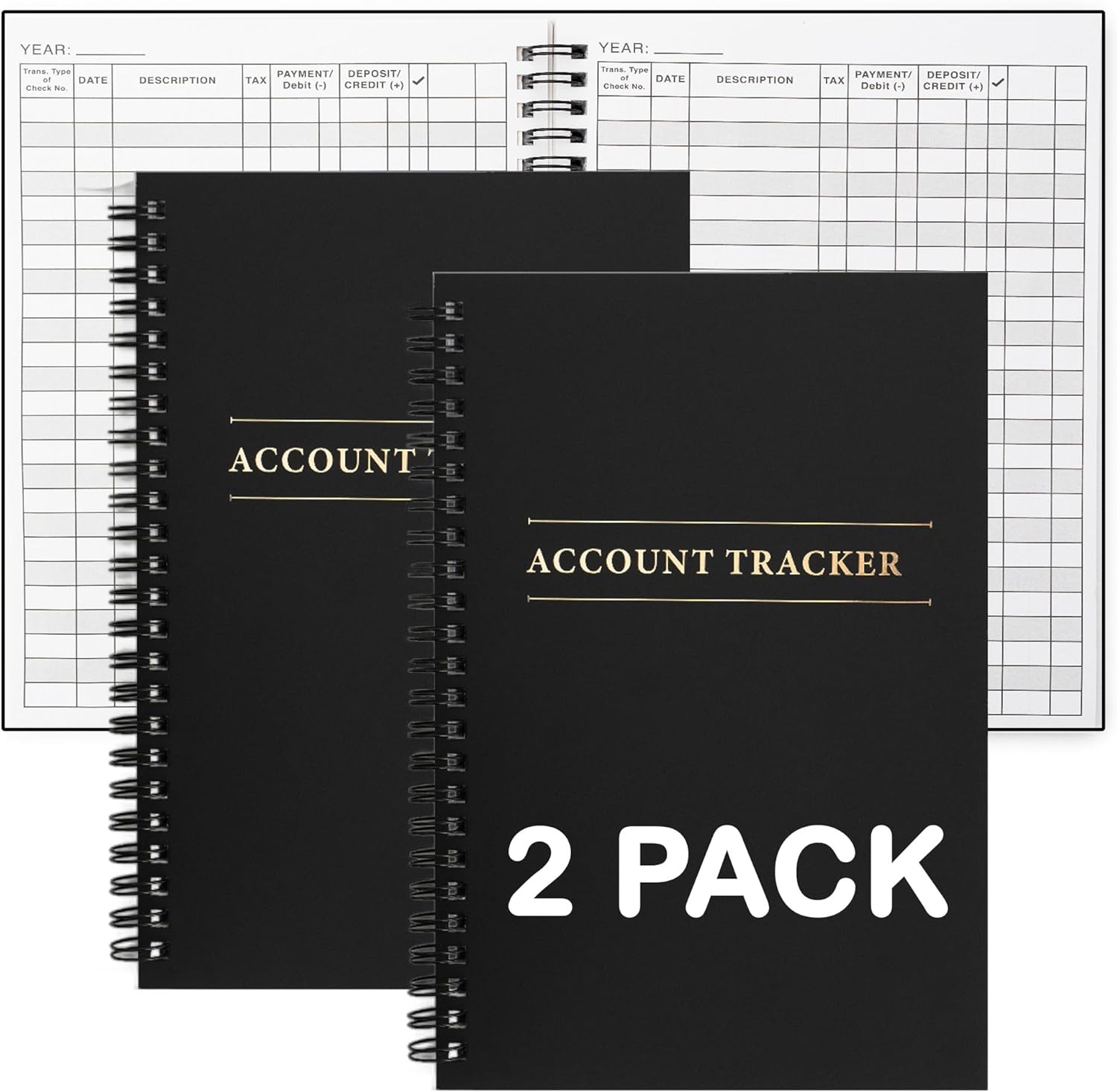 2 Pack Expense Tracker - Simplify Budgeting!