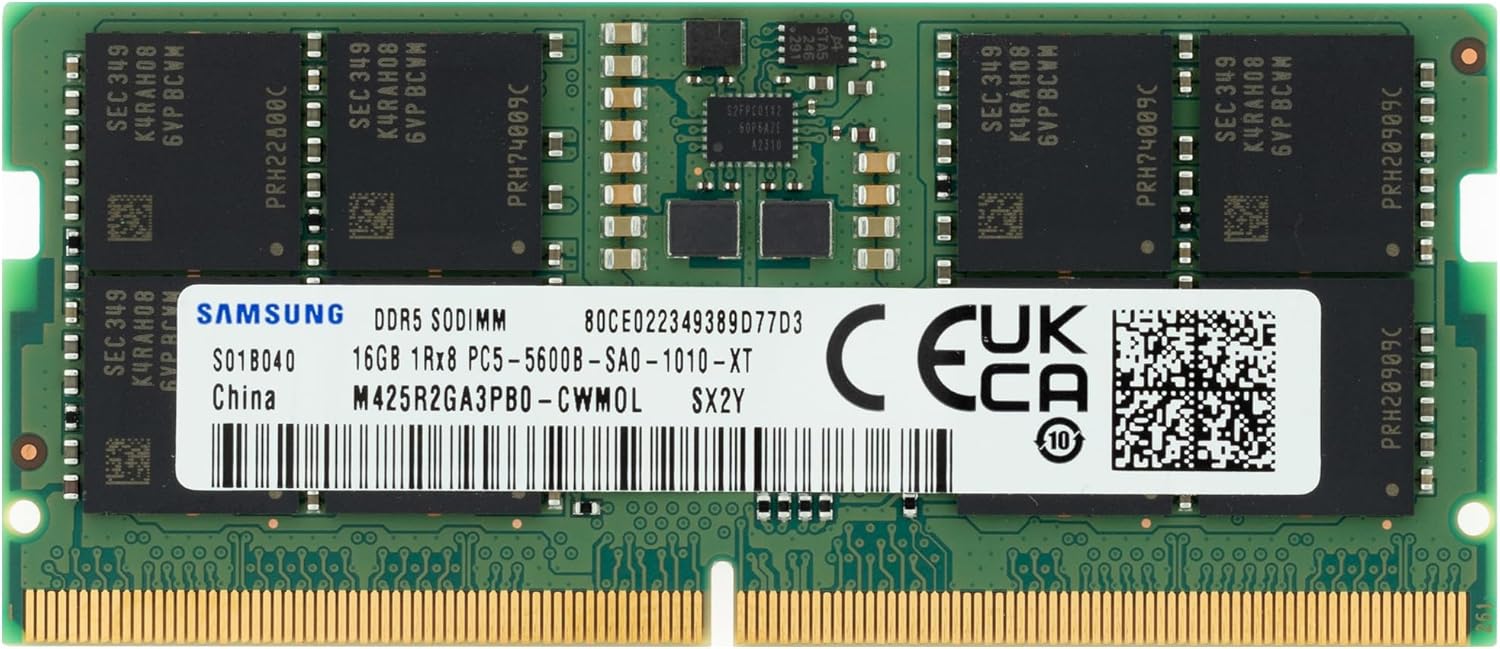 Samsung 16GB DDR5 5600MHz RAM for Enhanced Laptop Performance