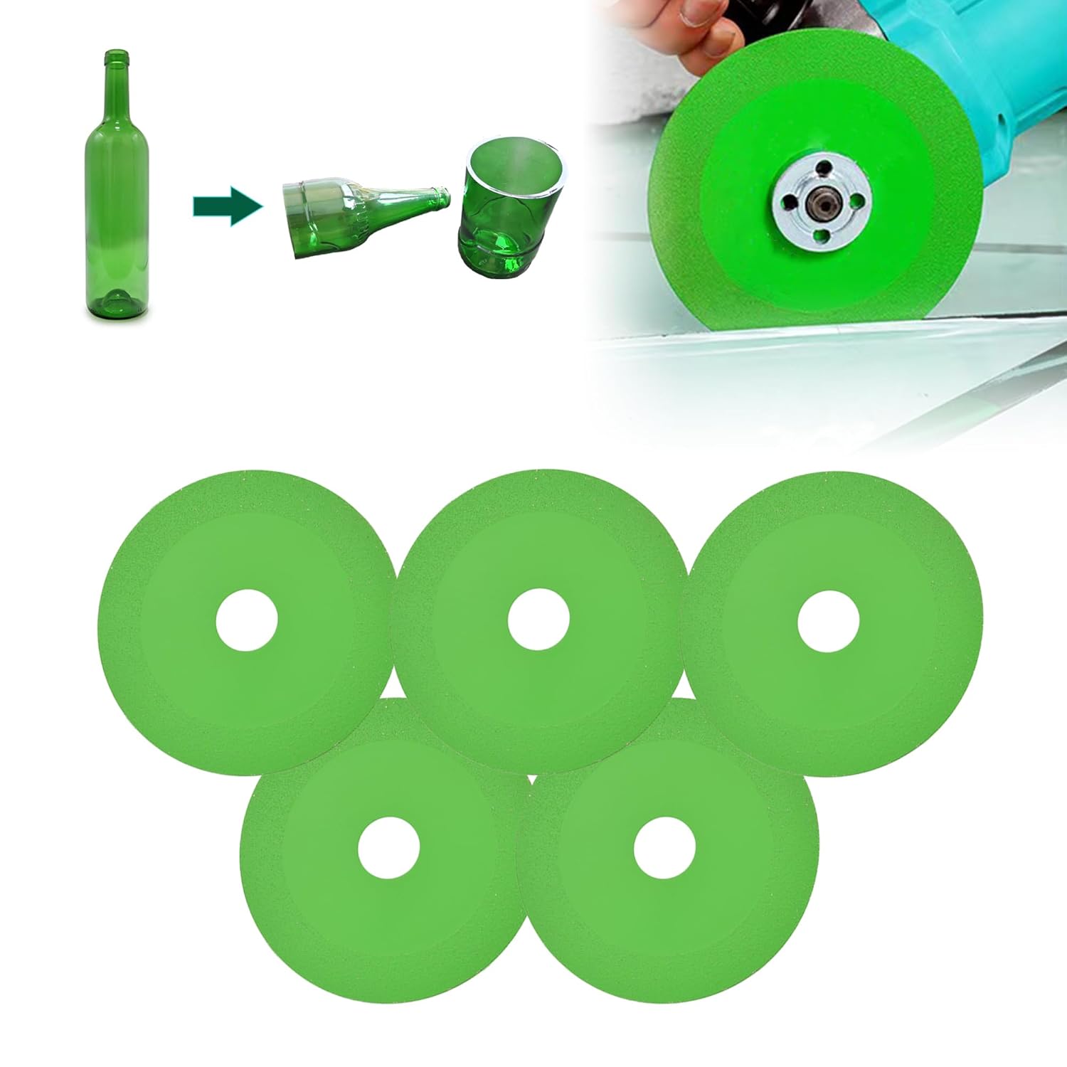Ultra-Thin Diamond Glass Cutting Disc Set - Precision Cuts!