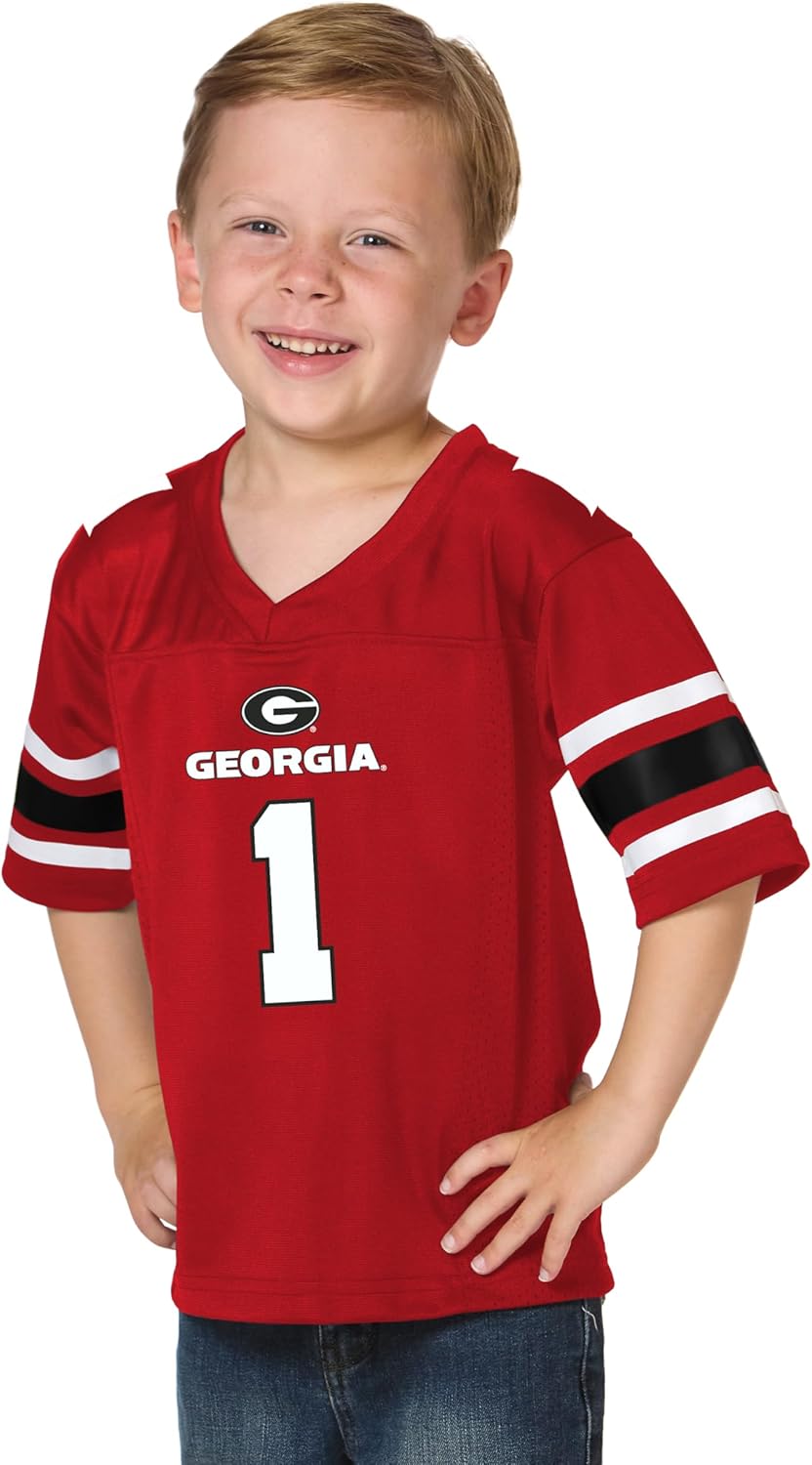 NCAA Toddler Touchdown Pass Football Jersey for Little Fans
