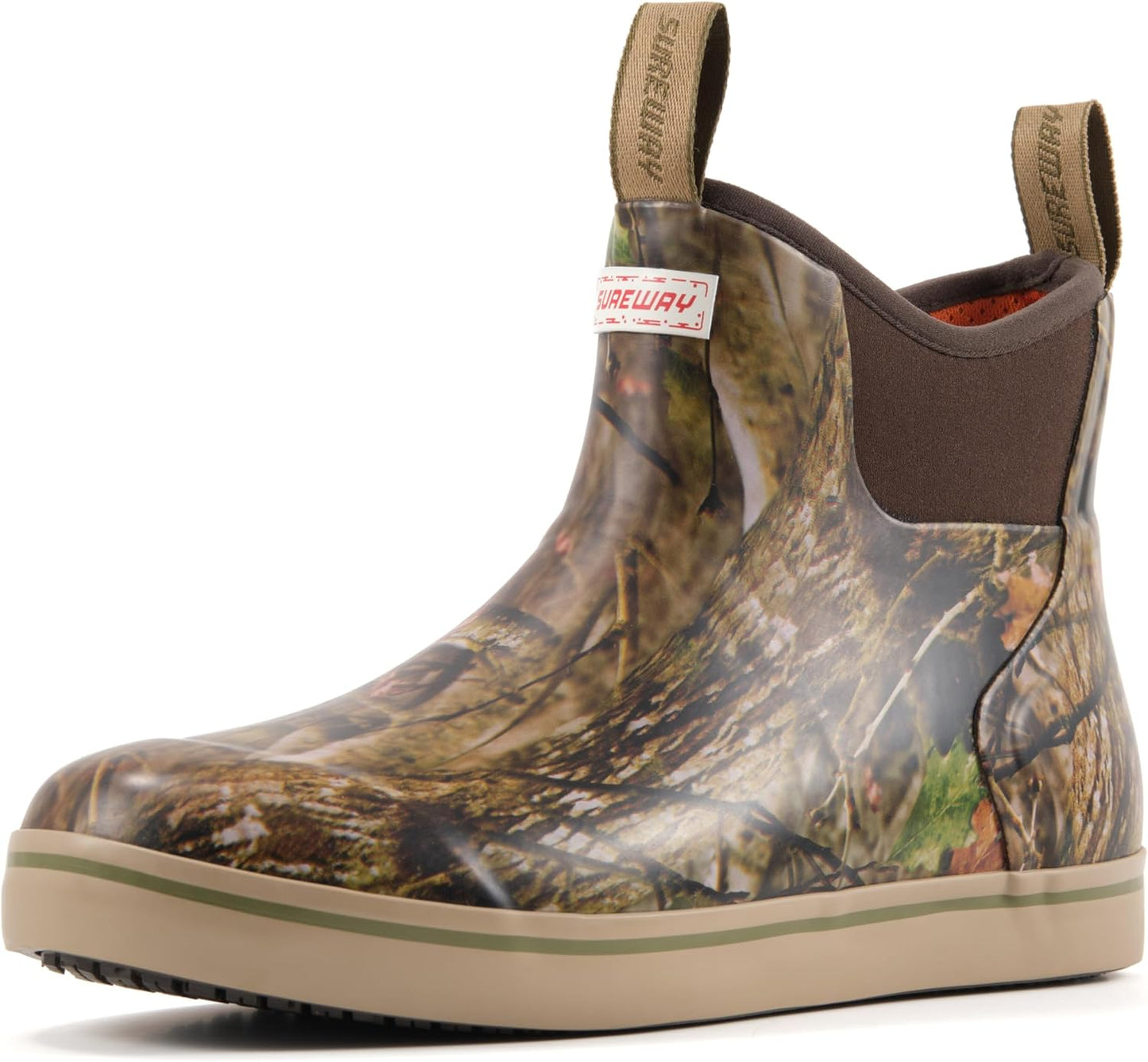 SUREWAY Men's Ankle Fishing Deck Boots - Waterproof & Non-Slip