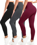 Buttercloud 3 Pack Leggings for Women - High Waisted Buttery Soft