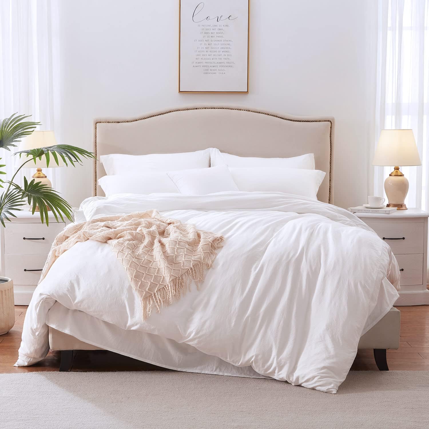 MILDLY Super Soft Duvet Cover Set - 100% Washed Microfiber