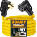 10FT EV Charger Adapter Cord NEMA 14-30P to 14-50R - Level 2 Charging